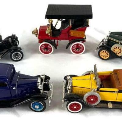 Vintage Diecast Car Lot of 5 