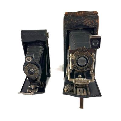 Vintage Folding Camera Lot Of 2