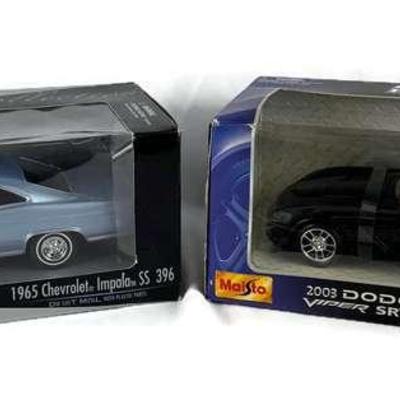 Chevy Muscle Meets Viper Power – 1:26 & 1:24 Die-Cast Duo