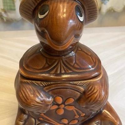 Vintage Catalog Japan Turtle Porcelain Cookie Jar