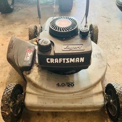Craftsman 4.0 HP, 22" cut, walk-behind lawn mower
