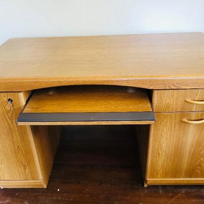 Vintage Desk with keyboard tray