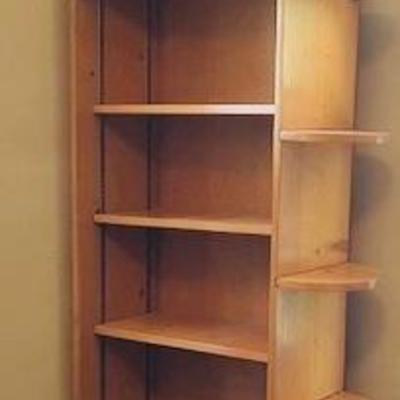 MCM Tall Wood Shelf
