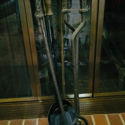 Vintage Fireplace Tools