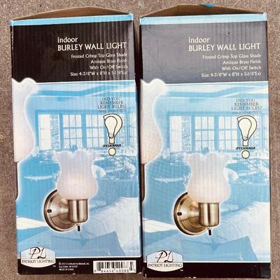 NIB Pair of Wall Lights 