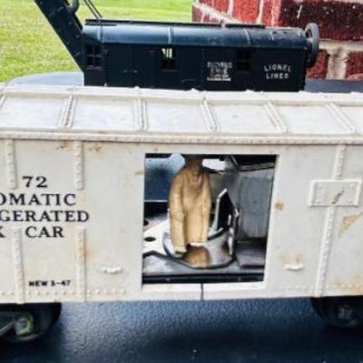 Vintage 1948-53 Lionel O Scale Refrigerated Milk Car