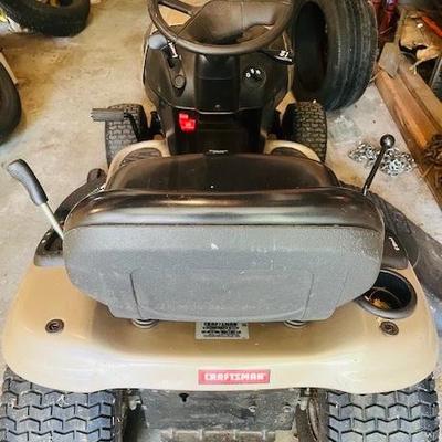 
 Craftsman T110 riding lawn mower