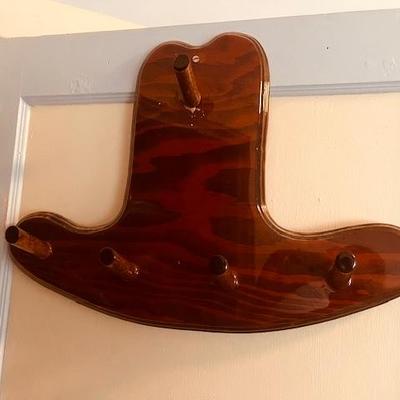Wooden Peg Rack