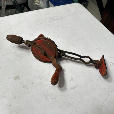 Miller Falls Hand-Powered Drill w/ Shoulder Brace