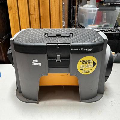 Power Toolbox by Lasko w/ Detachable Cord Reel