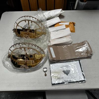 Schonbek Camelot 2610 Wall Sconces, Pair