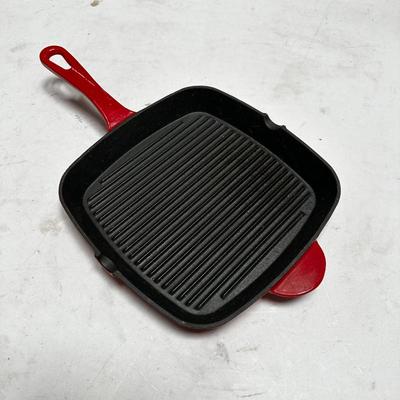 Technique Enameled Cast Iron Grill Pan