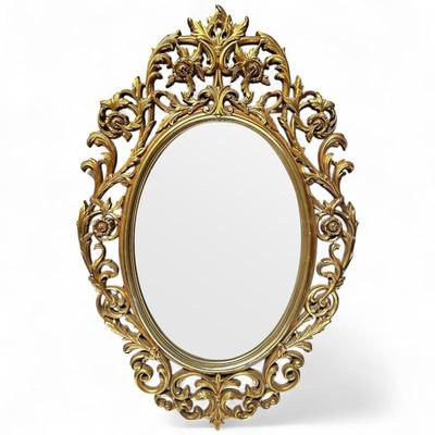Vintage 1960’s Burwood Products Gilded Wall Mirror