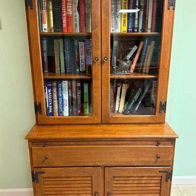 Vintage Hutch Along With Everything Inside!