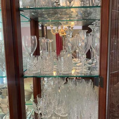 Crystal Lot - Includes Glasses, Bowls, Platters, Vases & More!  