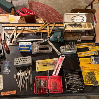 Drill Bits Galore!  Lots of Tools and Supplies 