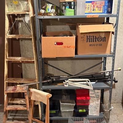 Shelving, Ladders, Miscellaneous 