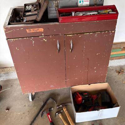 Rolling Cart Full Of Tools 