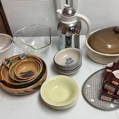 Corning Ware, Cereal Bowls, Carafe, MagnaWave Microwave Roaster, And More