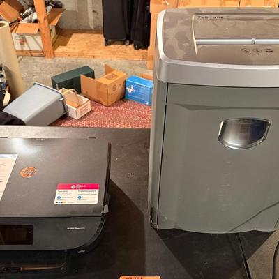 Large Paper Shredder and Printer