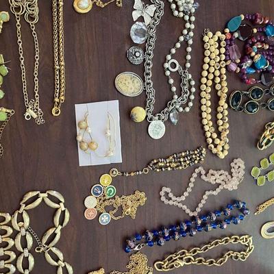 Necklace Jewelry Lot - Includes Beaded 