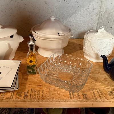 Ceramic Soup Crocks, Teapot, Casino Royal Plates, And More!