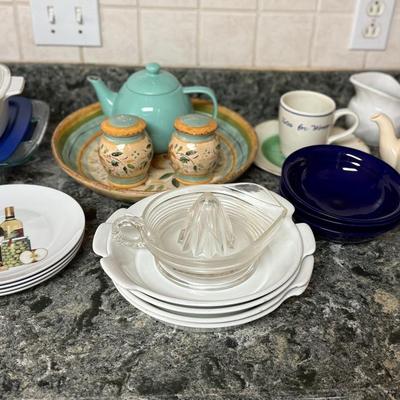 Corning Ware, Pyrex, Teapot , Ceramic Plates, And More!