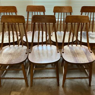 Seven Kitchen Table Chairs 