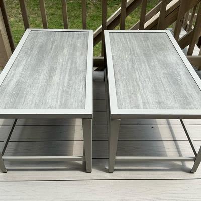 Tile Top Outdoor Coffee Tables (2 Count)