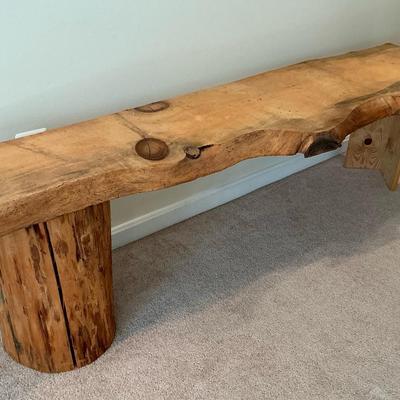 Live Edge Bench / Shelf 