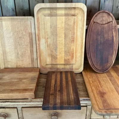 Wooden Cutting Boards (6 Count)