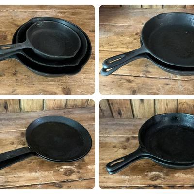 Griswold, Lodge & More Cast Iron Pans 