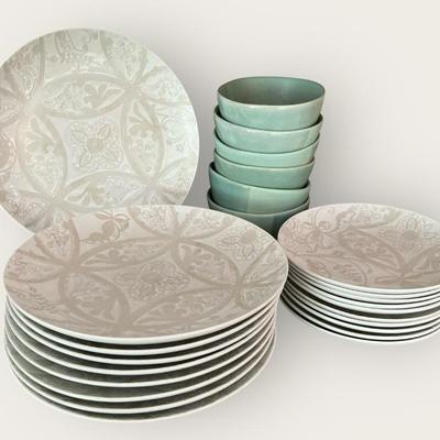 Anthropologie Bowls + Dinner Plates 
