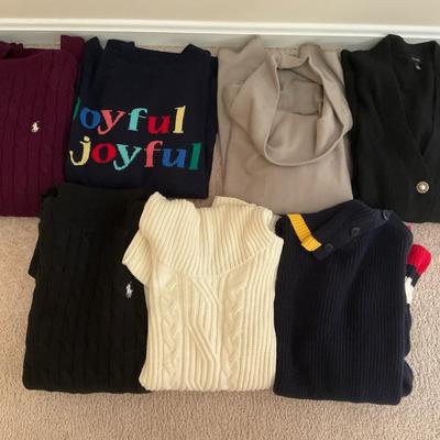 Ladies Sweaters Talbots Ralph Lauren 
