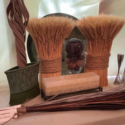 Household Decor Lot With Crate & Barrel And Nambe 