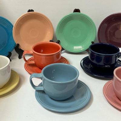 Homer Laughlin Fiesta Soup Mugs & Plates