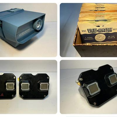View Masters, Slides, Projector 