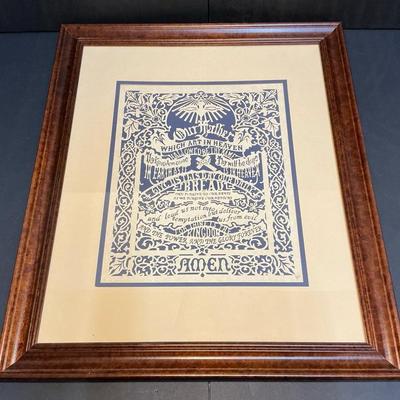 Scherenschnitte Paper Art (19 x 23)