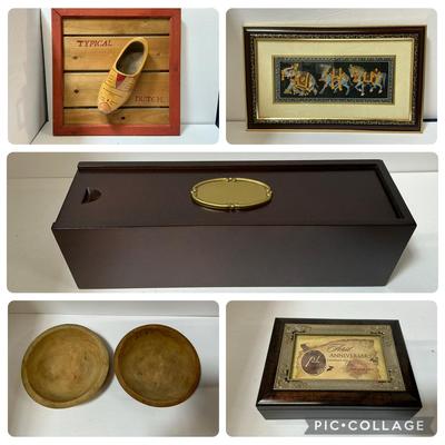 Dirk Noorlander Dutch Clog Wall Hanging, Munsing Wood Bowls, & More