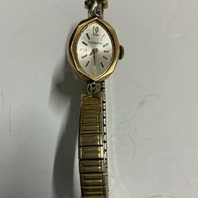 Tourneau Women’s 14kt Gold Watch Face 