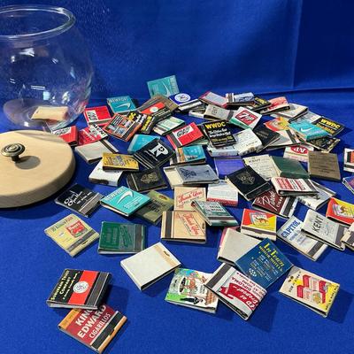 Match Book Lot With Jar 