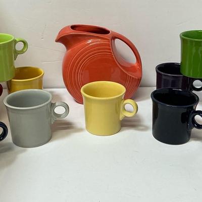 Fiesta Pitcher & Mugs