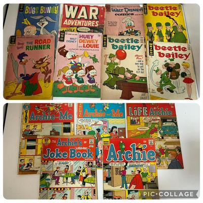 Beetle Bailey, Archie, Bugs Bunny, Road Runner, War Adevntures & More Comics