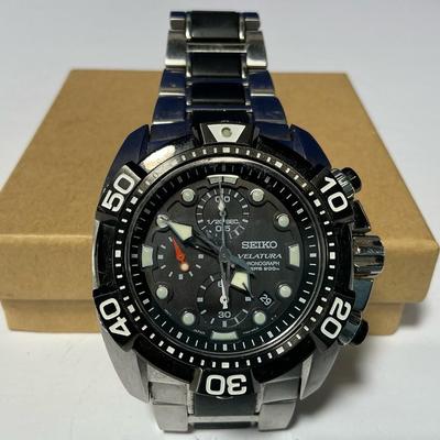 Seiko Velatura Men’s Chronograph Watch 