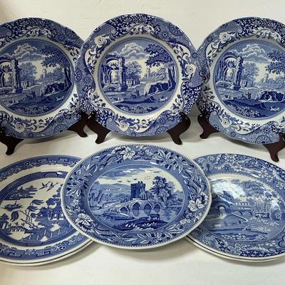 Spode The Blue Room Lucano, Willow, & Castle China Plates & More