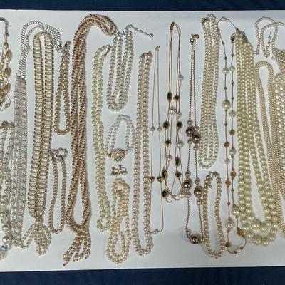 Faux Pearl Costume Jewelry