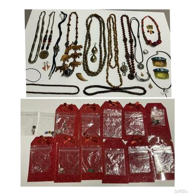 Costume Jewelry With Pendant Charms And More 