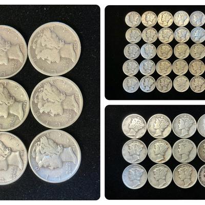 Mercury Silver Dimes (48 Count) (MMC50)
