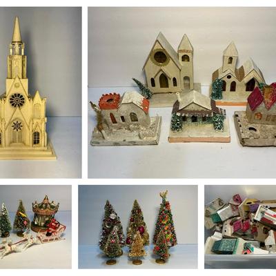 Large Christmas Paper Village Collection 