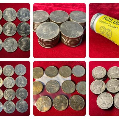 American Coin Collection: Half-Dollars, Dollar Coins, War Nickels (MMC84)